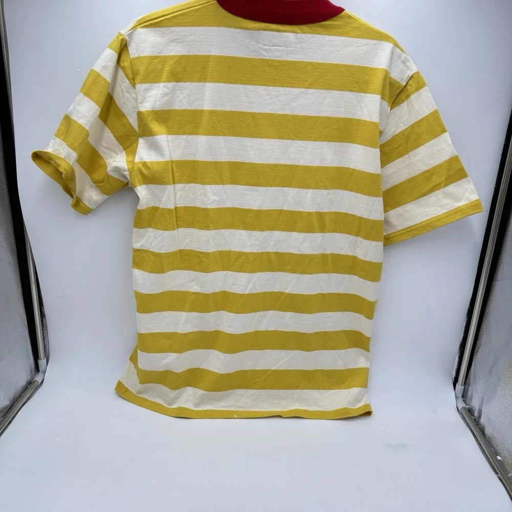 Best made co France yellow striped men size M Tshirt Cotton REF: 90395 - Picture 9 of 9